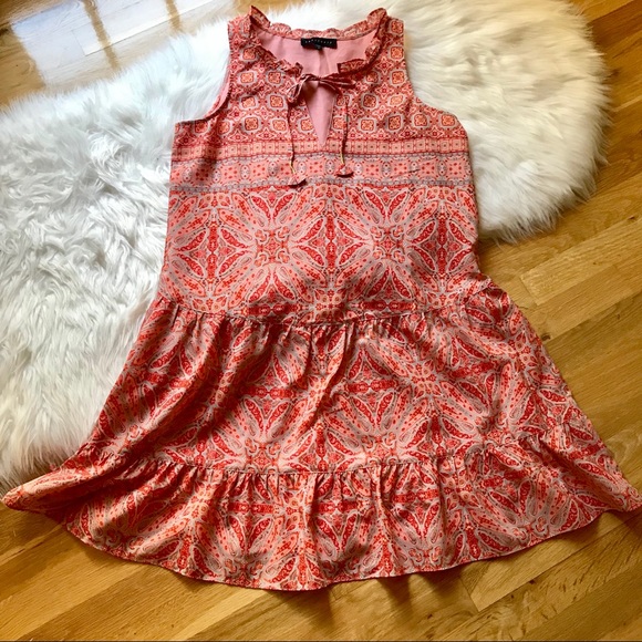 Anthropologie Dresses & Skirts - Anthropologie Sanctuary Paisley Ruffle Tie Dress